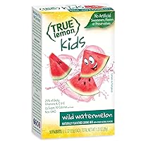 KIDS Wild Watermelon (10 Packets) - Hydration for Kids - No Preservatives, No Artificial Flavors & Sweeteners - Low Sugar Water Flavoring - Juice Powdered Drink Mix