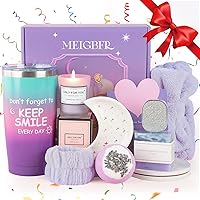 Birthday Gifts for Women, Birthday Gift Basket for Friend Female, Relaxing Gifts for Mom Sister Wife Relaxation Gifts for Women Lavender Birthday Gifts Box for Her, Purple