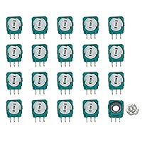 20pcs Replacement Trimmer Potentiometer Sensor for Xbox One,PS3,PS4 Switch Pro Controllers,Gasket Repair Parts for Thumb Stick Analog Joystick