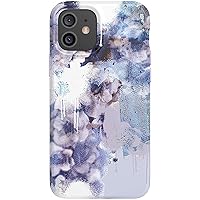 tech21 EcoArt case for Apple iPhone 12 and 12 Pro 5G - Phone Case with 10 ft. Drop Protection, Collage White/Blue