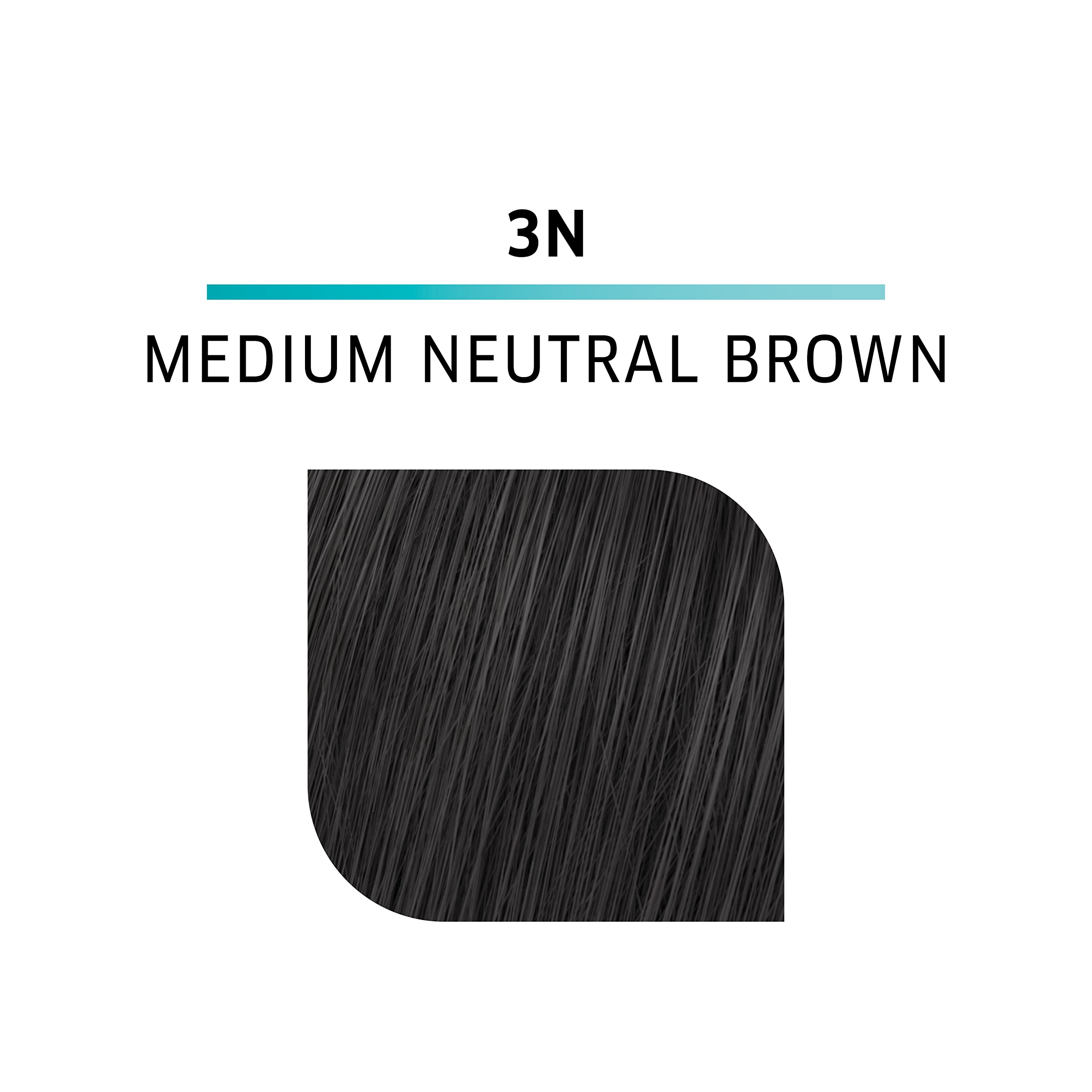 WELLA Color Charm Demi Permanent Hair Color, 3N Medium Neutral Brown 2 oz