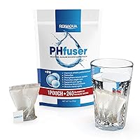 PHfuser Alkaline Water Filtration Pouch for your bottle, jar, pot, coffee/tea cup, jug, pitcher, container – Filter Purification System for Clean, Healthy, Safe, Anti-Oxidant, Anti-Aging water (1Pack)