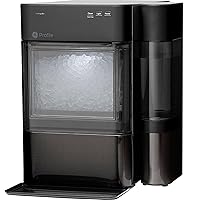Opal 2.0 | Countertop Nugget Ice Maker with Side Tank | Ice Machine with WiFi Connectivity | Smart Home Kitchen Essentials | Black Stainless