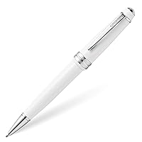 Cross Bailey Light Polished Resin Refillable Ballpoint Pen, Medium Ballpen, Includes Premium Gift Box - Glossy White
