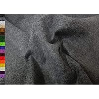 StoffBook Grey Blend 2MM Thick Universal Felt Fabric Material 180CM, c481(Grey Blend)