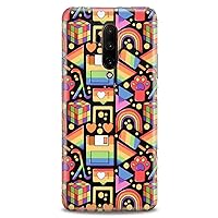 TPU Case Compatible for OnePlus 10T 9 Pro 8T 7T 6T N10 200 5G 5T 7 Pro Nord 2 Queer Silicone Pride Lightweight Rainbow Slim fit Design LGBTQ Print Soft Love Cute Flexible Gay Clear