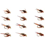Every Season Trout Assortment Dry Flies/Nymph Flies/Attractor/Wet Flies for Trout Fly Fishing Flies