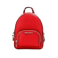 Michael Kors Jaycee XS Mini Convertible Backpack MK Signature Crossbody (Bright Red)