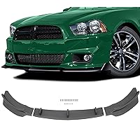 SCITOO Glossy Carbon Look PP Front Bumper Lip Chin Spoiler Fit for 2014-2020 for BMW F32 F33 F36 4-Series