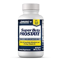 New Vitality Super Beta Prostate Support Supplement for Men's Health - Reduce Bathroom Trips, Promote Sleep, Better Bladder Emptying & Healthy Prostate, Beta Sitosterol (60ct, 1 Bottle)