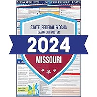 2024 Missouri State and Federal Labor Laws Poster - OSHA Workplace Compliant Includes FLSA FMLA and EEOC Updates - All in One Required Compliance Posting 24