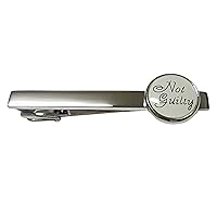 Not Guilty Law Square Tie Clip