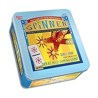 Puremco University Games | Spinner: The Game of Wild Dominoes, Double 9 Set Plus 11 Wild Spinner Tiles Board Game
