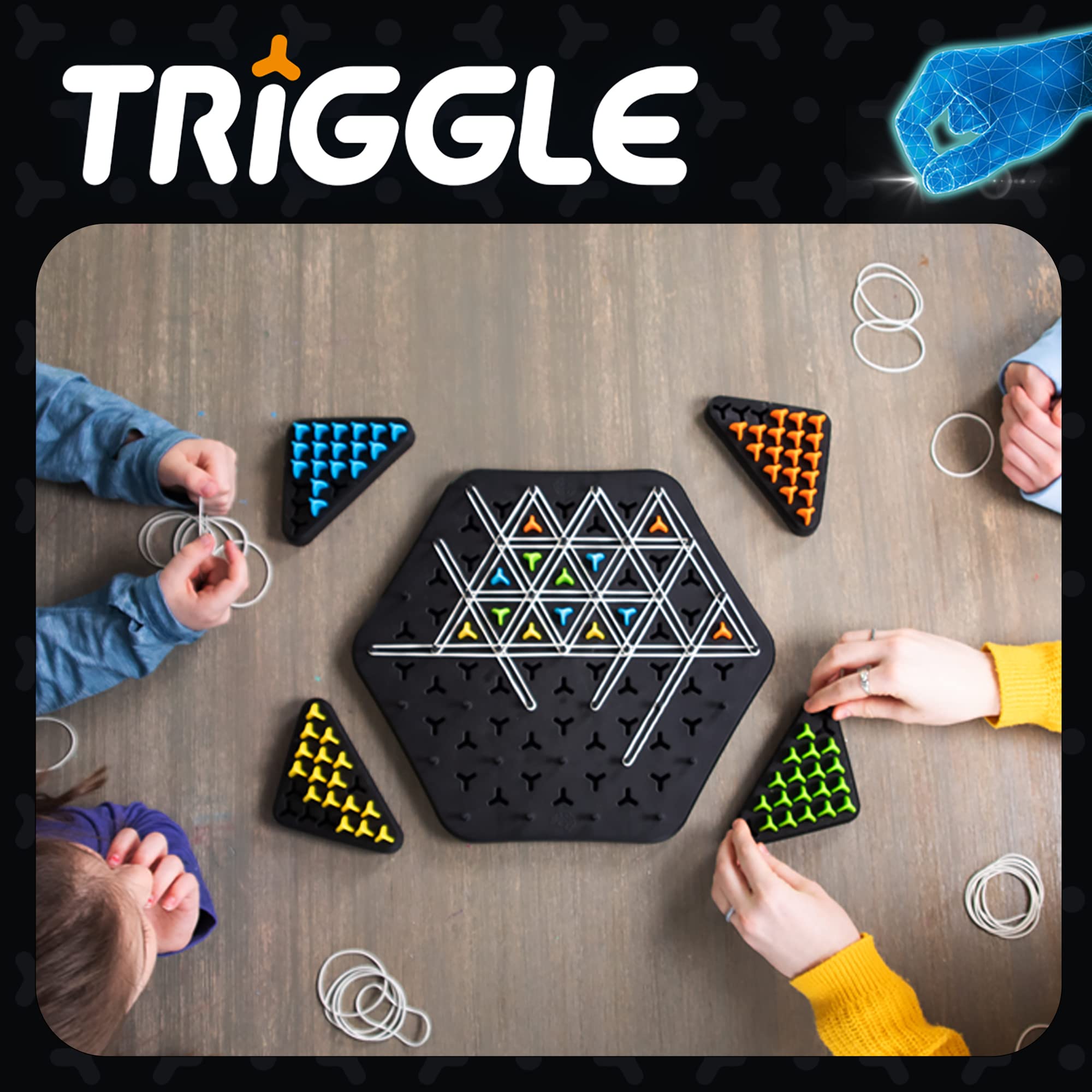 Fat Brain Toys Triggle Game | Ages 8+ | 2-4 Players | 1 Set