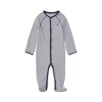 Polo Ralph Lauren Baby Boy Striped Cotton Jersey Coverall