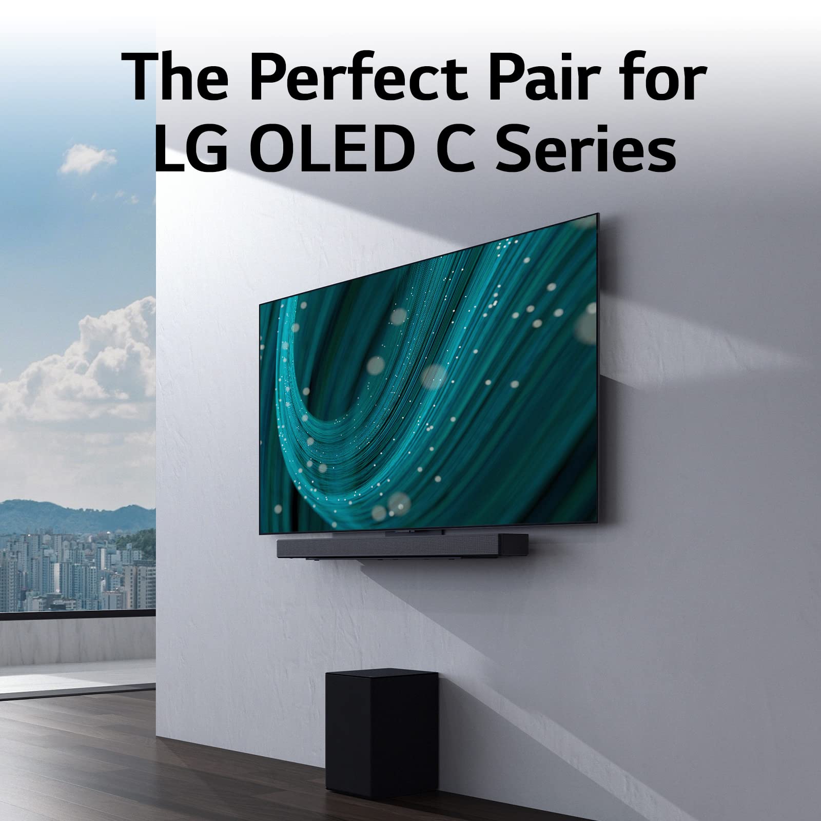 LG C3 Series 55-Inch Class OLED evo Smart TV OLED55C3PUA, 2023 - AI-Powered 4K, Alexa Built-in Sound Bar C 3.1.3ch Perfect Matching for OLED C TV with IMAX Enhanced and Dolby Atmos