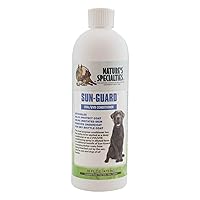 Sun Guard Ultra Concentrated Dog Conditioner for Pets, Makes up to 8 Gallons, Natural Choice for Professional Groomers, Helps Protect Coat, Made in USA, 16 oz