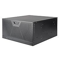 SilverStone Technology RM51 5U Rackmount Server Chassis with Dual 180mm Fans and Enhanced Liquid Cooling Capability, SST-RM51