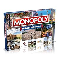 MONOPOLY Board Game - San Antonio Edition: 2-6 Players Family Board Games for Kids and Adults, Board Games for Kids 8 and up, for Kids and Adults, Ideal for Game Night