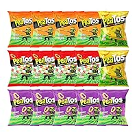 PeaTos® - the Craveworthy upgrade to America's favorite snacks - PeaTos 4 flavor Classic Variety Mix in Snack Sized Bags (15 pack) full of “JUNK FOOD” flavor and fun WITHOUT THE JUNK. PeaTos are Pea-Based, Plant-Based, Vegan, Gluten-Free, and Non-GMO.