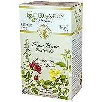 Celebration Herbals Organic Maca Maca Root Powder Tea Caffeine Free - 40 Grams (Loose Tea)