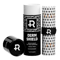 Derm Shield Tattoo Aftercare Bandage Roll - Waterproof Adhesive Bandages, Transparent Matte Film - 6 Inches x 2 Yards
