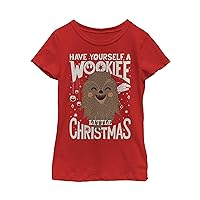 Fifth Sun Star Wars Wookie Christmas Girls Short Sleeve Tee Shirt