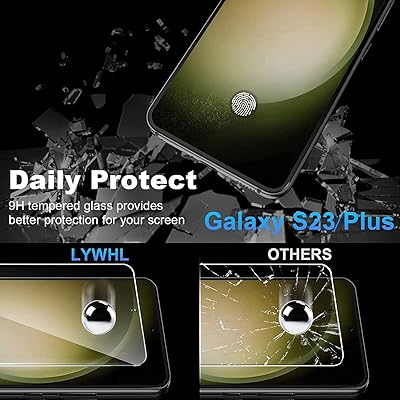 2-Pack) Samsung Galaxy S23 Plus 5G TechSkin Screen Protector