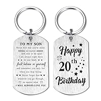 Son Birthday Keychain Gifts - Happy Birthday Gifts for Little Boys