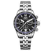 Rotary Men's Analogue Quartz Watch with Stainless Steel Strap GB90152/04
