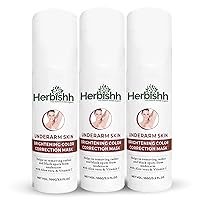 Herbishh Underarm Cream, Dark Spot Corrector Cream, Nourishes Moisturizes Underarm, Neck, Knees, Elbows, Between Legs-100gm Pack of 3