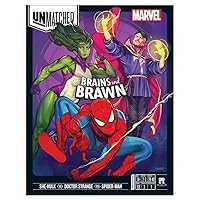 Unmatched: Marvel - Brains and Brawn - Strategy Fighting Superhero Game for Family, Teens & Adults by Restoration Games