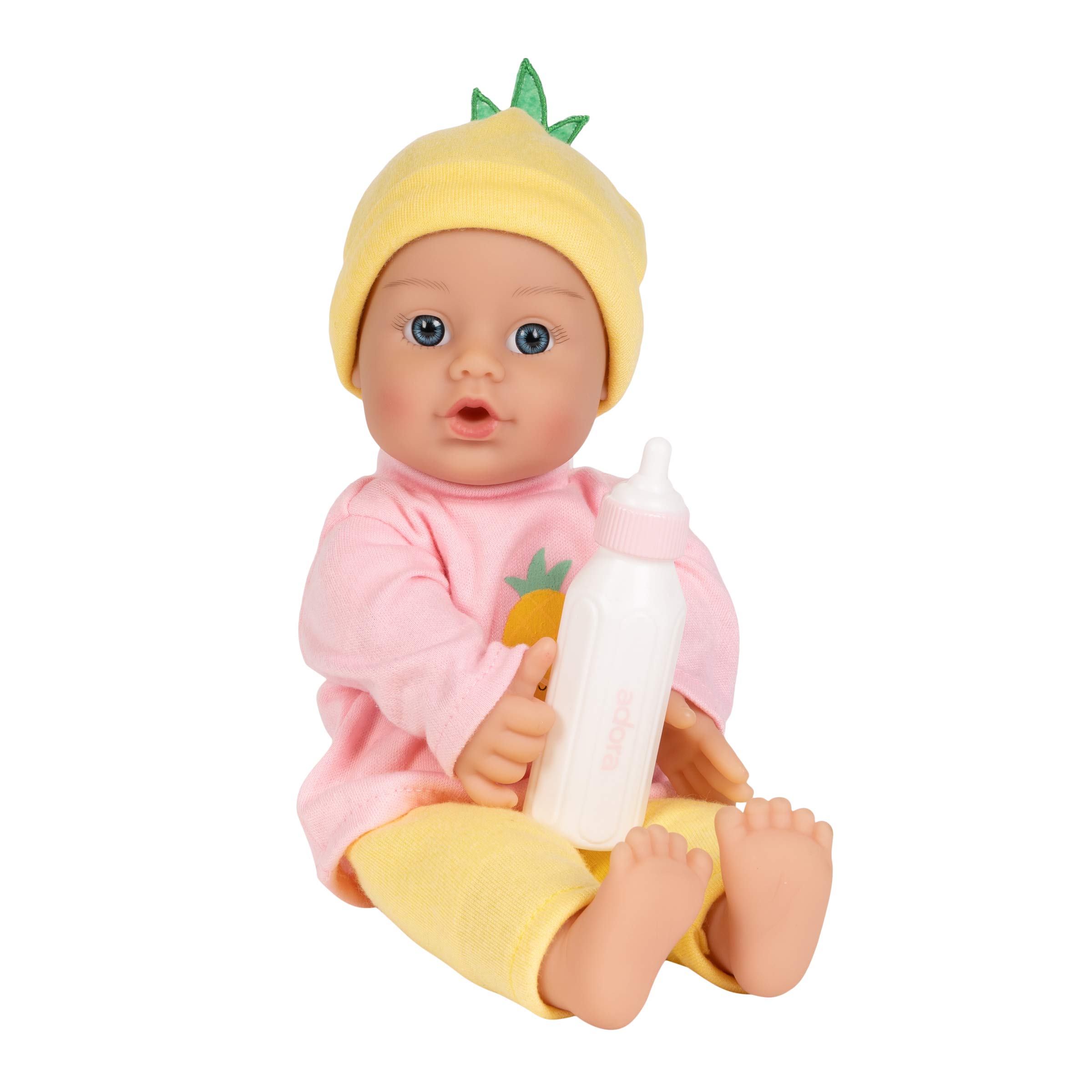 Adora Soft Baby Doll Girl, 11 inch Sweet Baby Pineapple, Machine Washable (Amazon Exclusive) 1+