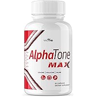 Alpha Tone Max - Energy and Vitality Booster for Men, Hormone Balance and Performance Support, Alpha Tonic Supplement, Extra Strength Formula, 60 Capsules (1-Pack)