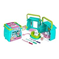 Crayola Scribble Scrubbie Pets Scented Spa, Animal Toy Playset, Includes Washable & Scented Markers, Gifts for Girls & Boys, Ages 3+