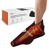 Red Light Therapy for Feet & Ankle Brace-Foot Pain Relief Product for Heel Pain Relief, Accelerated Recovery, & Improved Circulation-Near Infrared Red Light Therapy Shoe for Feet, Ankle, Toes
