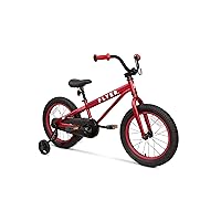 Flyer™ 16” Kids’ Bike, Red Toddler and Kids Bike, 16 Inch Wheels, Training Wheels Included, Boys and Girls Ages 4-6 Years Old, Multiple Color Options