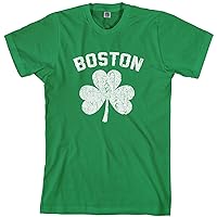 Threadrock Men's Boston Shamrock Irish Pride T-Shirt