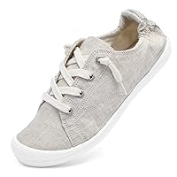 STQ Womens Slip On Sneakers, Comfort Casual Canvas Shoes