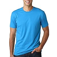 Next Level Mens Premium Fitted Short-Sleeve Crew T-Shirt - Military Green + Turquoise (2 Pack) - X-Small