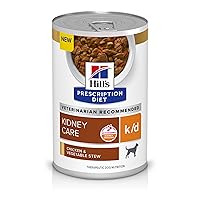 k/d Kidney Care Chicken & Vegetable Stew Wet Dog Food, Veterinary Diet, 12.5 oz. Cans, 12-Pack