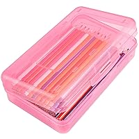 ZIPIT Large Recycled Plastic Pencil Box, Large Capacity, Fits up to 60 Pens