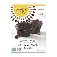 Almond Flour Baking Mix, Chocolate Muffin & Cake Mix - Gluten Free, Plant Based, Paleo Friendly, 11.2 Ounce (Pack of 1)