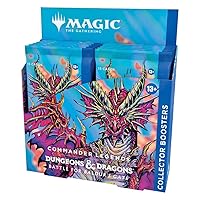 Magic: The Gathering Commander Legends: Battle for Baldur’s Gate Collector Booster Box | 12 Packs (180 Magic Cards)
