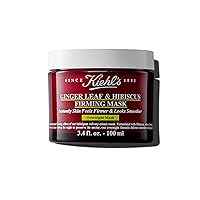 Kiehl's Ginger Leaf & Hibiscus Firming Overnight Face Mask, Anti-aging Facial Mask, Smooths and Firms Skin, Visibly Reduces Look of Fine Lines Over Time, for All Skin Types, Mature Skin - 3.4 fl oz