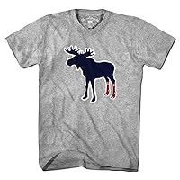 Sox On Moose with Socks Boston Fan T-Shirt