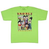 Dragon Ball Z Boys' Character Ensemble Anime Martial Arts Kids T-Shirt