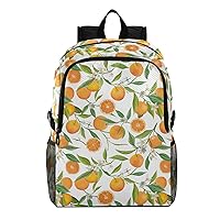 ALAZA Orange Fruits Flowers Lightweight Packable Foldable Travel Backpack