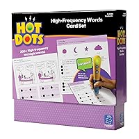 Educational Insights Hot Dots High-Frequency Words Card Set, 300+ Words, Homeschool Learning Workbooks, Reading Success, Ages 5+