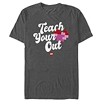 Fifth Sun Lego Iconic Teach Your Heart Out Young Men's Short Sleeve Tee Shirt